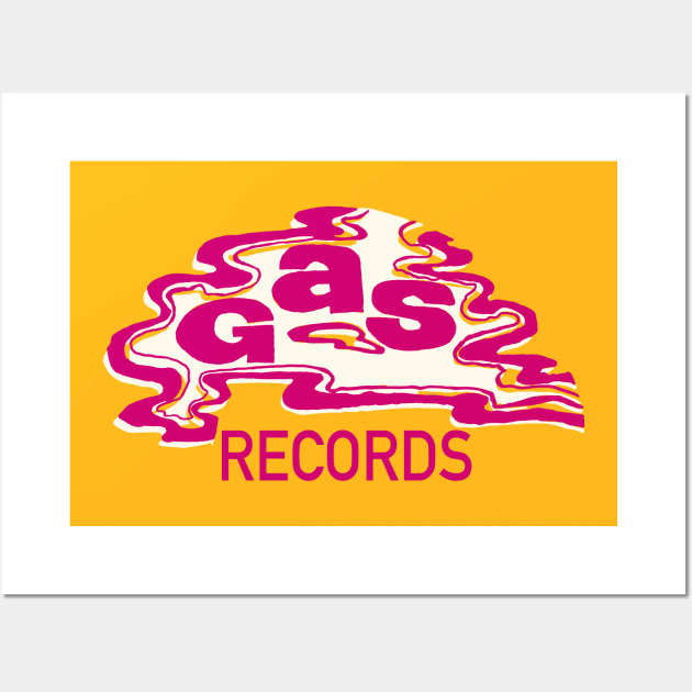 Gas Records Wall Art by idrockthat